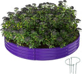 Galvanized Metal Planter Round Raised Garden Bed Kit by ZFHgarden