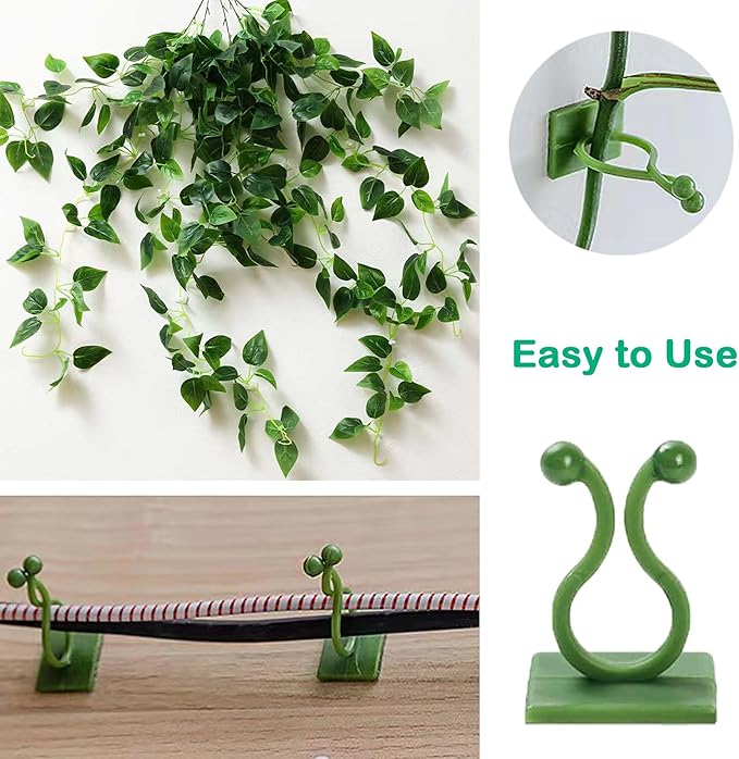 100Pcs Plant Climbing Wall Fixture Clips, Plant Vine Wall Clips Self-Adhesive - Image 3