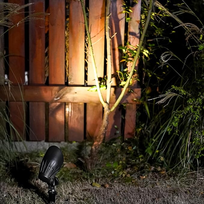 Malibu Landscape Lighting Outdoor 50W Spotlight Waterproof Halogen Floodlight - Image 8