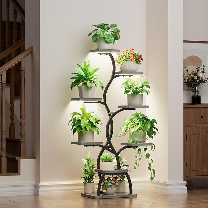 Plant Stand Indoor with Grow Light - Image 4