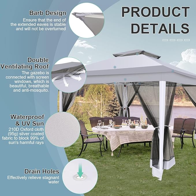 COBIZI 12x12 Pop up Gazebo on Clearance - Image 4