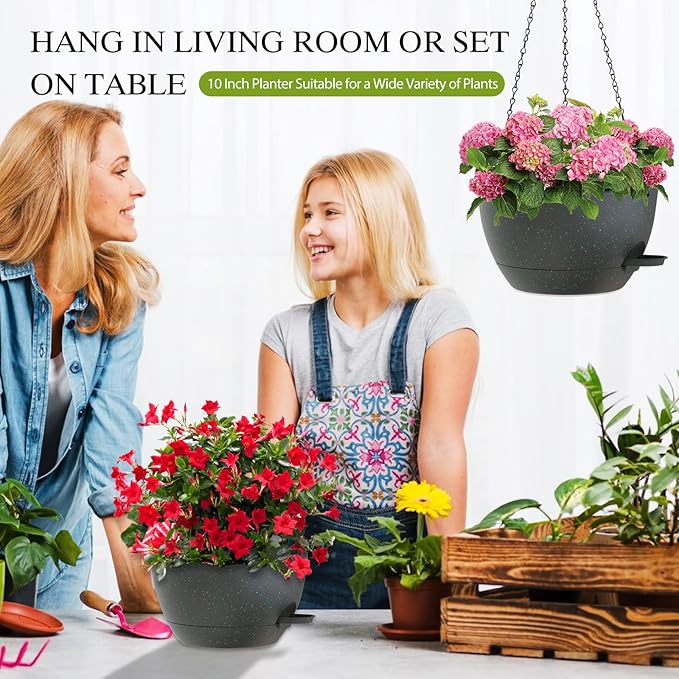 10 Inch Hanging Baskets 2 PC - Image 6