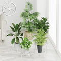 5 Pack Metal Plant Stand Indoor Outdoor Low Corner Plant Stand Heavy Duty by Unknown