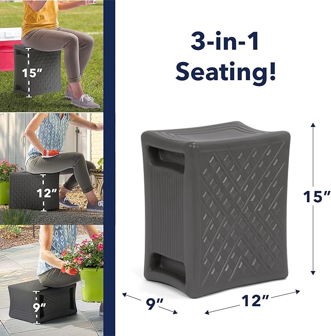 Simplay3 Handy Home 3-Level Heavy Duty Work/Garden Seat - Image 3