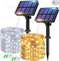 btfarm 2 Pack Solar String Lights Outdoor by btfarmdecorativelighting