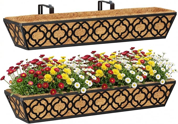Y&M 2pcs 30" Window Boxes Horse Trough by YM