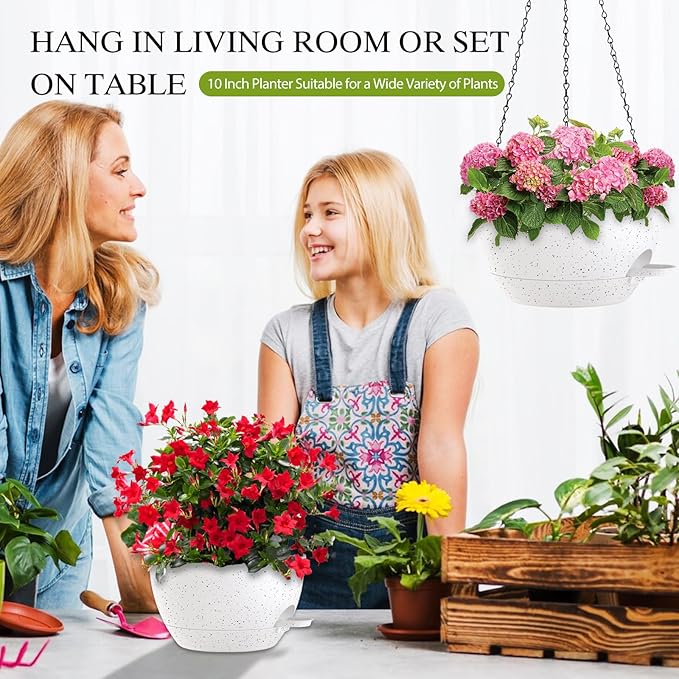 10 Inch Hanging Baskets 2 PC - Image 6