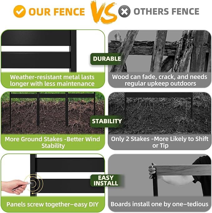 Metal Privacy Screen Outdoor - Image 2