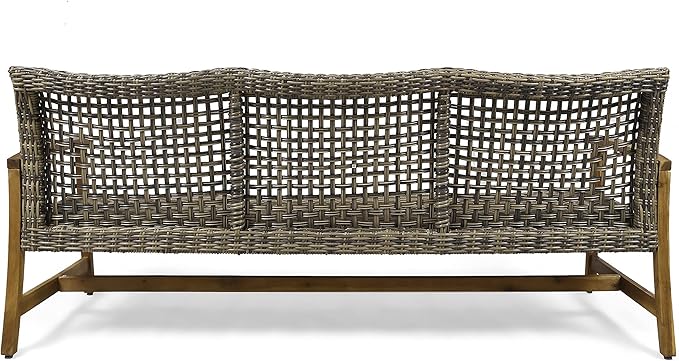 Christopher Knight Home Marcia Outdoor Wood Sofa, 75.50 x 31.00 x 31.50 - Image 6
