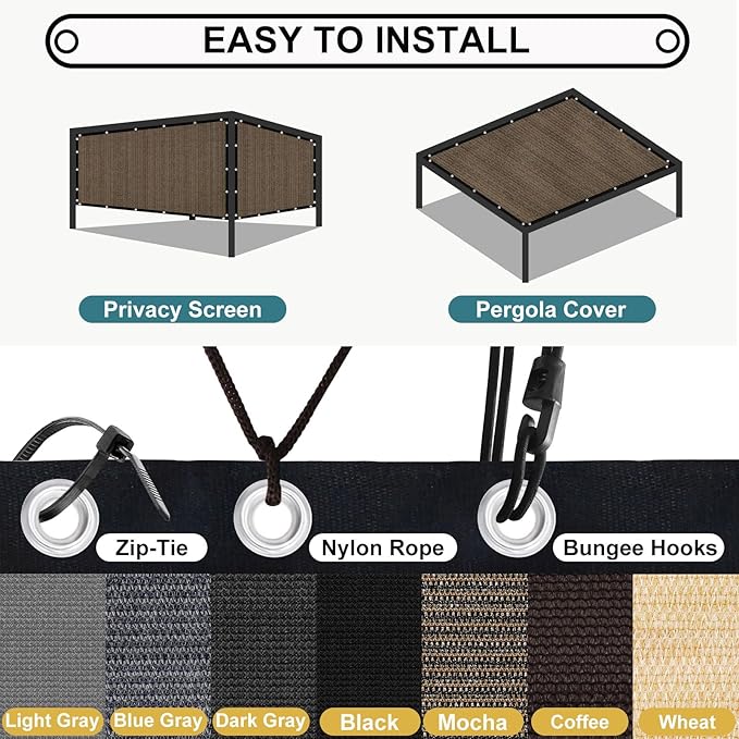 Shade&Beyond 90% Sun Shade Cloth - Image 7