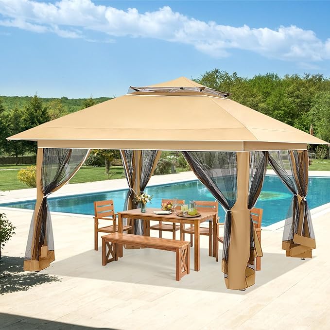ECOTOUGE Canopy Tent with Sidewalls Instant Shelter Canopy with Carrying Roller - Image 6