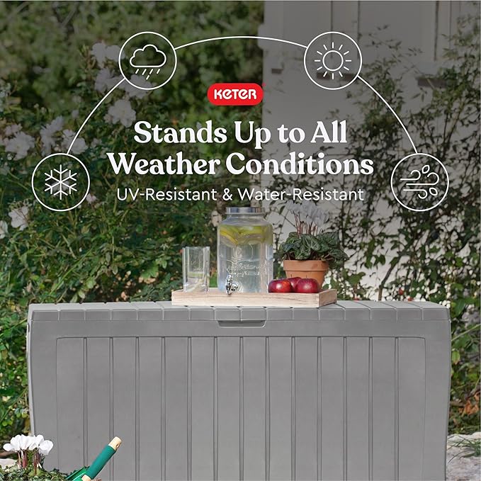 Keter Marvel Plus 71 Gallon Resin Outdoor Storage Box - Image 3