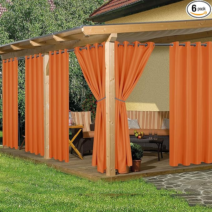 HolidayIdeas Waterproof Outdoor Curtains by HolidayIdeas