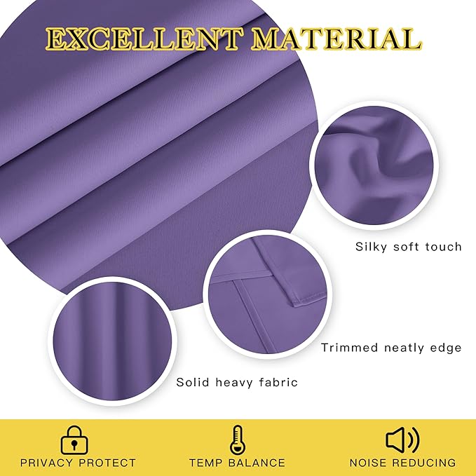 NICETOWN Kitchen Short Blackout Curtain and Drape - Image 2