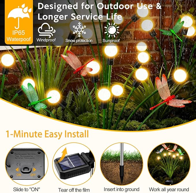 Solar Garden Lights Outdoor - Image 4