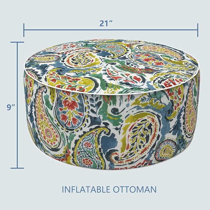 LVTXIII Inflatable Stool Ottoman Footrest - Image 3