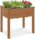 Best Choice Products 34x18x30in Raised Garden Bed, Elevated Wood Planter Box by BestChoiceProducts