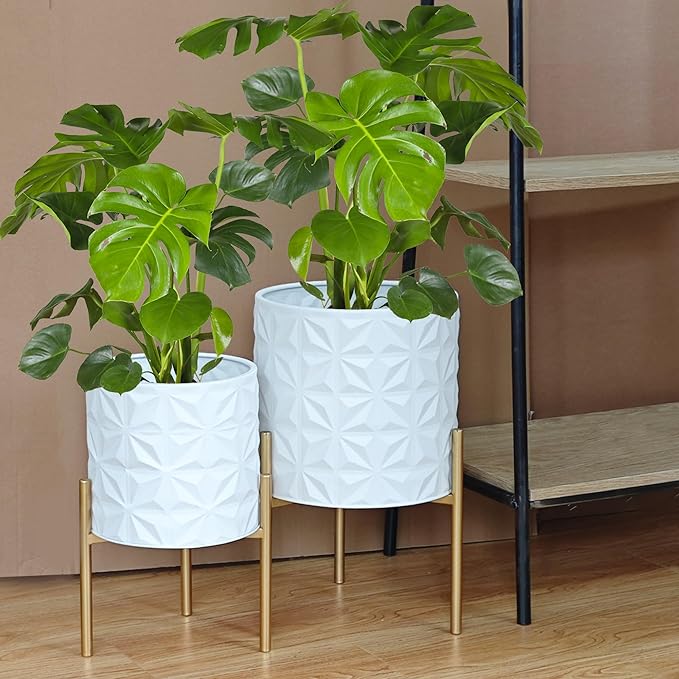 ARNIS Modern Planter Pots, Decorative Planters, Metal Pots - Image 9