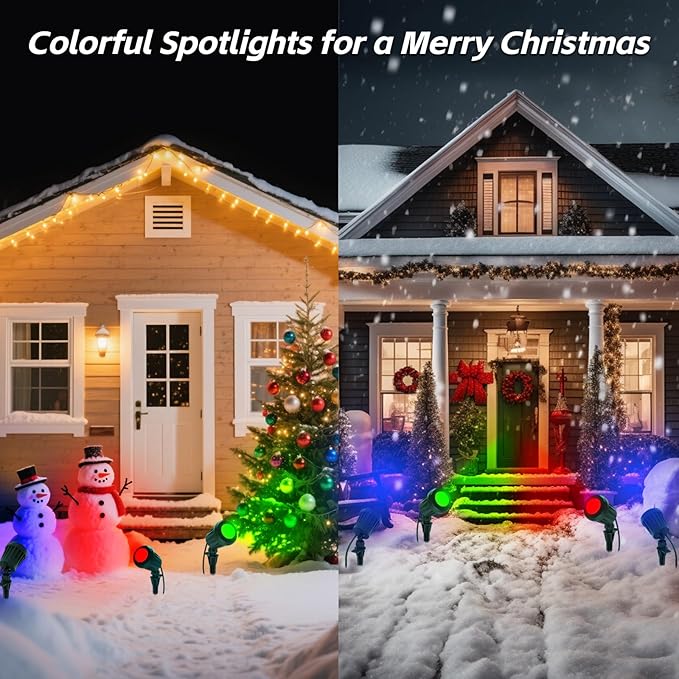 Spotlight Outdoor – 120V Plug-in, 2700K Warm White LED Landscape Spot Lights - Image 4