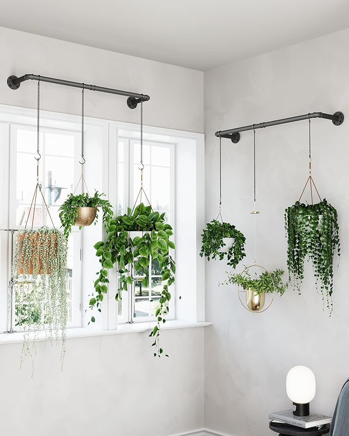 Plant Haning Rod, 2 Pack Hanging Planters - Image 3