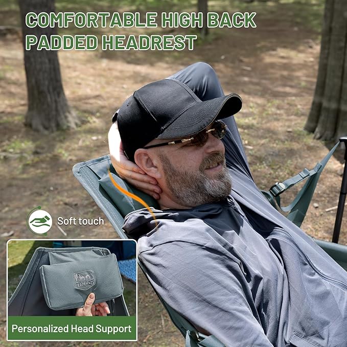 TIMBER RIDGE Hammock Camping Chair, Oversized Swinging Hammock Chair - Image 6
