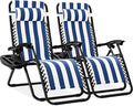 Best Choice Products Set of 2 Adjustable Steel Mesh Zero Gravity Lounge Chair by BestChoiceProducts
