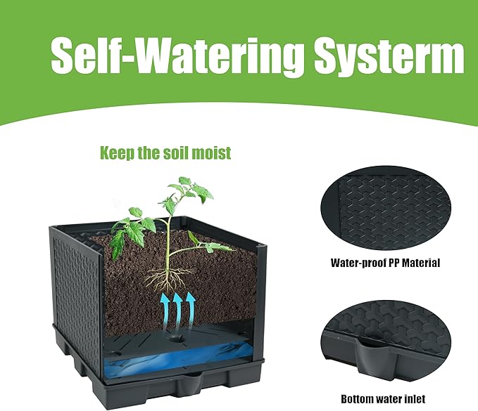 Sunnyglade 2 Pcs Raised Garden Bed Planter Box - Image 3