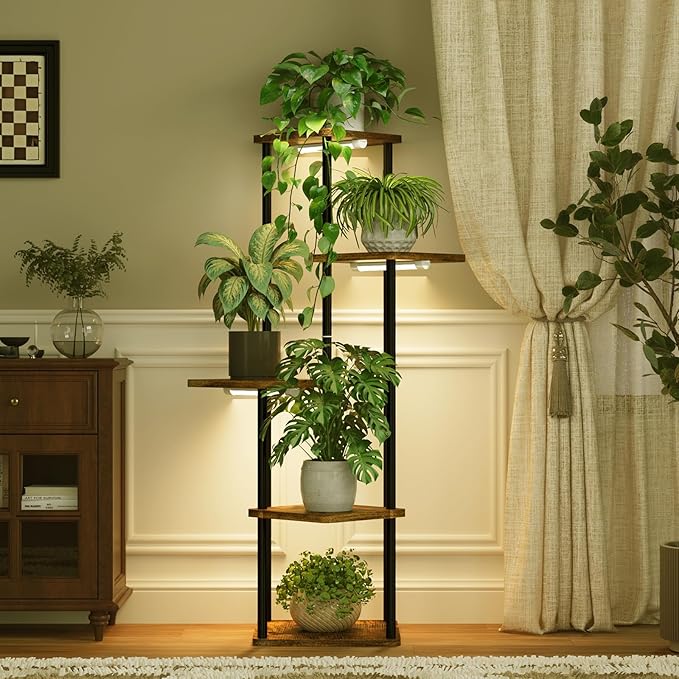 Bamworld Tall Plant Stand Indoor by Bamworld