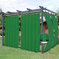 Easy-Going Outdoor Patio Curtains Detachable Tab Top Windproof Weatherproof by Easy-Going