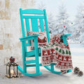 LUE BONA Rocking Chair Outdoor, Weather Resistant HDPS Plastic Rocker Chairs by LUEBONA