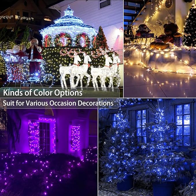 Brizled RGB Christmas Lights, 164ft 500 LED Color Changing String Lights - Image 7
