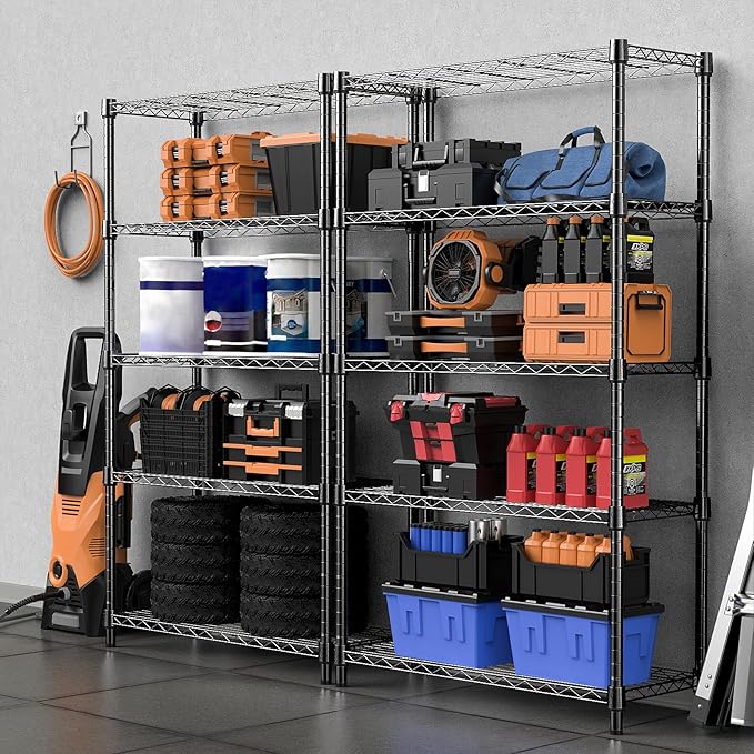 1250 lbs Storage Shelving Utility Shelving Unit 5-Tier Utility Shelving Unit - Image 7