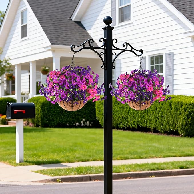 INQCMY Artificial Flowers for Outdoors Fake Plants Spring Decoration, 12 - Image 8