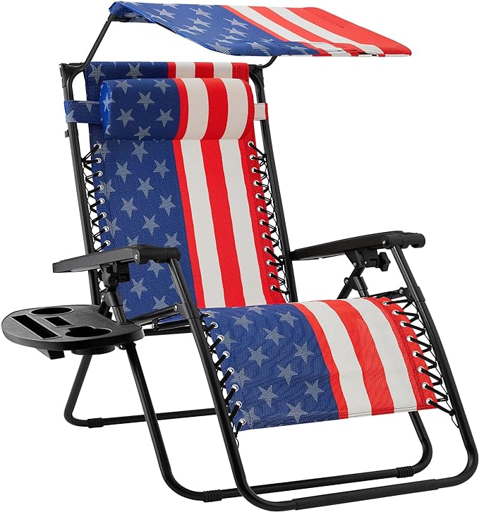Best Choice Products Folding Zero Gravity Outdoor Recliner Patio Lounge Chair by BestChoiceProducts