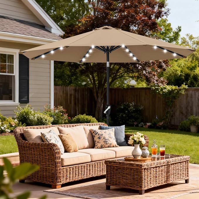 ABCCANOPY Durable Solar Led Patio Umbrellas - Image 8