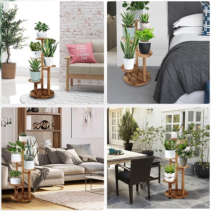 GEEBOBO 5 Tiered Tall Plant Stand - Image 4