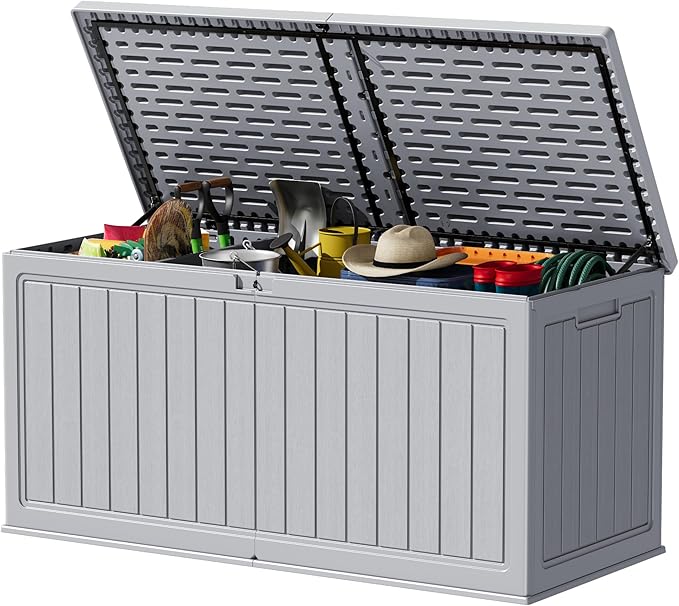 Devoko 260 Gallon Double-Wall Deck Box by DEVOKO