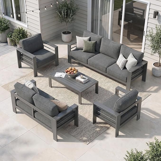 Solaste Aluminum Patio Furniture Set by Solaste