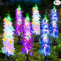 Solar Garden Lights, 6 Pack 20 LEDs Solar Delphinium Flowers Lights Gifts by MRHEPHAESTUS