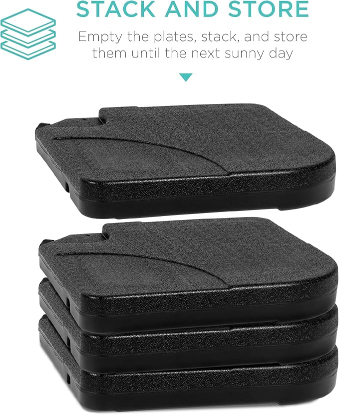Best Choice Products 4-Piece 155lb Capacity Heavy-Duty Cantilever Offset Patio - Image 6