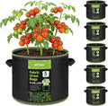 BN-LINK 5-Pack 5 Gallon Grow Bags, Heavy Duty Aeration Fabric Pots by BN-LINK