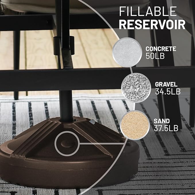 US Weight Durable Fillable Umbrella Base - Image 4