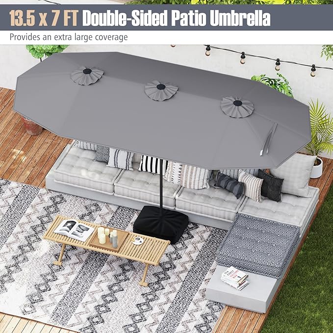 Tangkula 9 Piece Rattan Outdoor Dining Set - Image 4