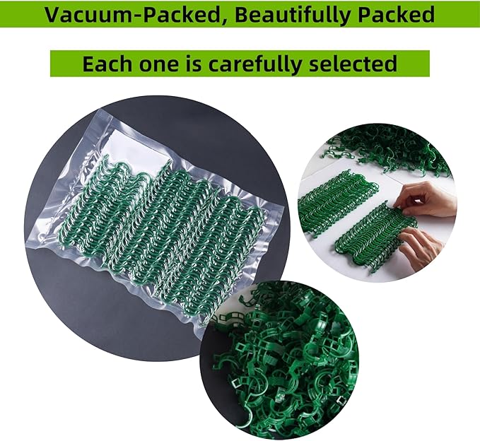 200 Pcs Plant Support Clips, Plastic Clips - Image 4