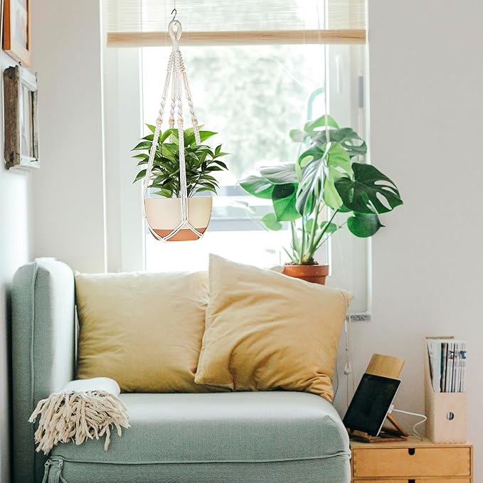 35 Inch Macrame Plant Hanger Indoor - Image 3