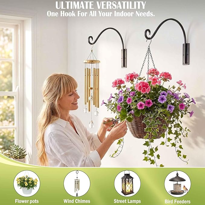 Qiang Ni Heavy-Duty Plant Hanger Outdoor: 100 lbs Hanging Plant Hook - Image 9