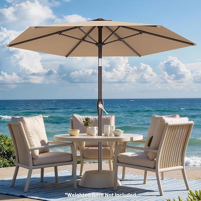 AreShark 7.5FT Patio Umbrella Table Market Umbrella - Image 7