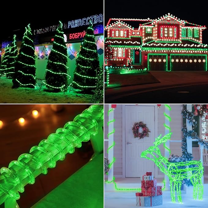 100ft LED Rope Lights Outdoor, 720 LED Connectable and Flexible Tube Lights - Image 6