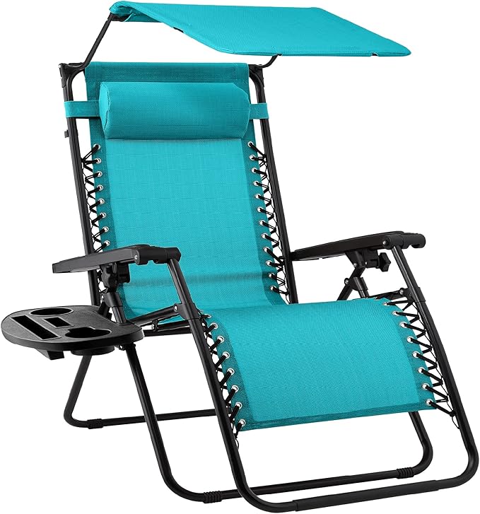 Best Choice Products Folding Zero Gravity Outdoor Recliner Patio Lounge Chair by BestChoiceProducts
