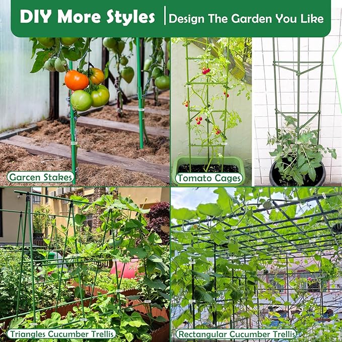 Cludoo 94PCS Garden Stakes Set - Image 4